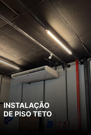 INSTALAÇÃO DE PISO TETO